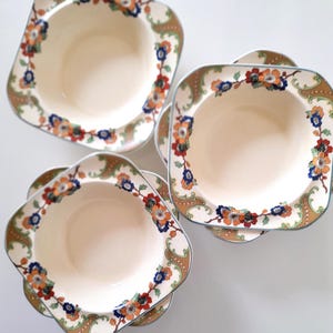 Tigelas de sobremesa Woods Ivory Ware da década de 1930, Inglaterra, 4