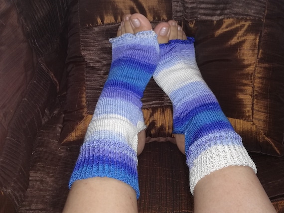 Multicolored Socks Flip Flop Socks Wonder Socks Pedicure Etsy