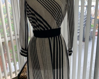 Black White Dress Etsy