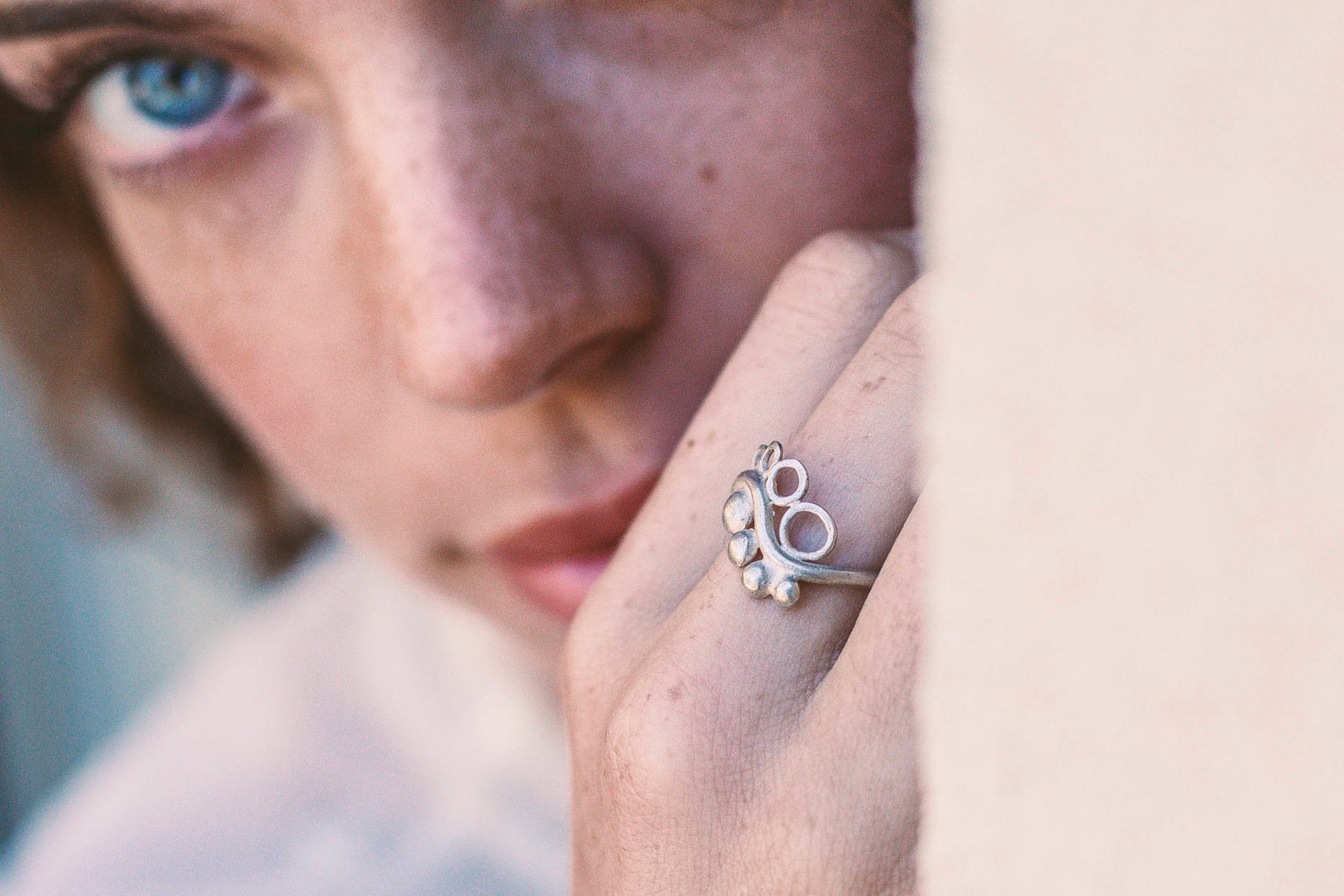 Symbolic Ring 14k Gold Rings For Women Ring 14k Gold Unique Etsy
