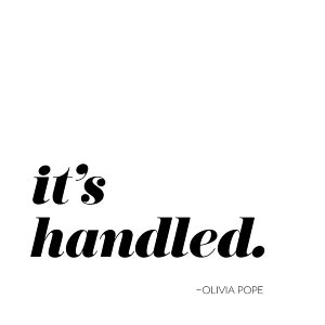 Scandal&#39;s Olivia Pope Inspired Prints (set of 3 printables - white)