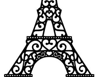 Download Eiffel Tower Svg Etsy
