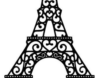 Download Eiffel Tower Svg Etsy