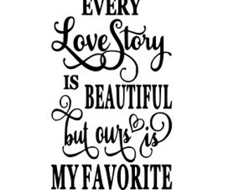 Download Our Love Story Svg Etsy
