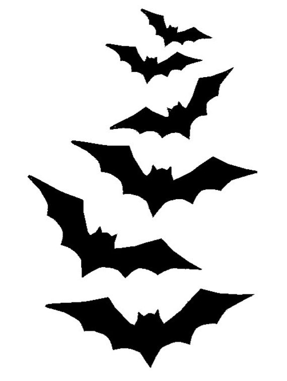 BATS Multiple Bat Svg Files For Cricut Cameo Etc Etsy