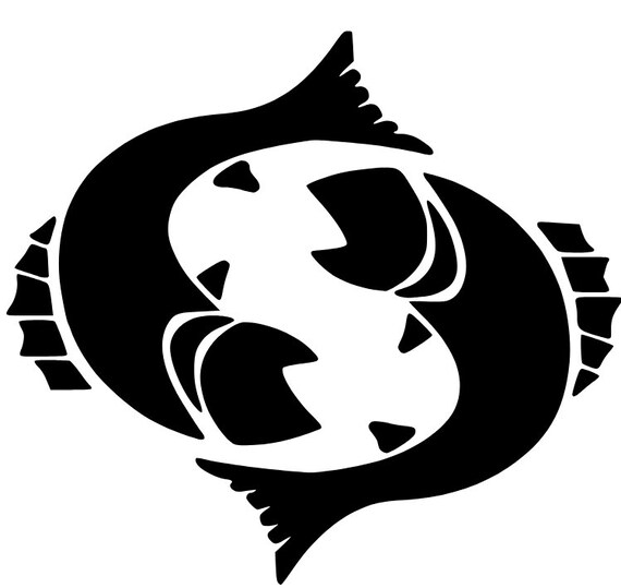 Download Pisces Svg Horoscope Svg Fish Svg Simple Pisces Digital Etsy