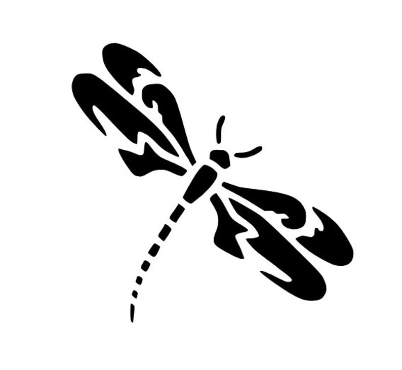 Dragonfly svg Pretty dragon fly decal svg file for cricut or image 1. Bac.....