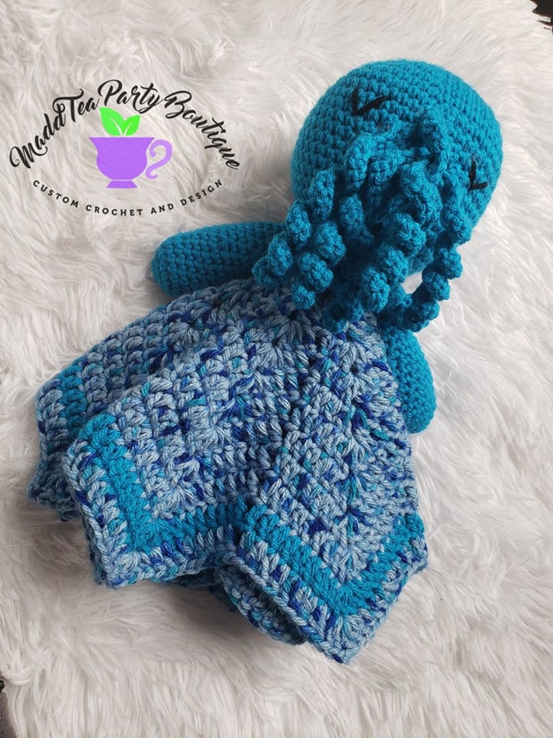 Crochet Pattern ONLY, Baby's First Cthulhu, Cthulhu Lovey, Security Blanket, Alt Gifts for Edgy Parent, PATTERN, Instructions, HP Lovecraft image 9