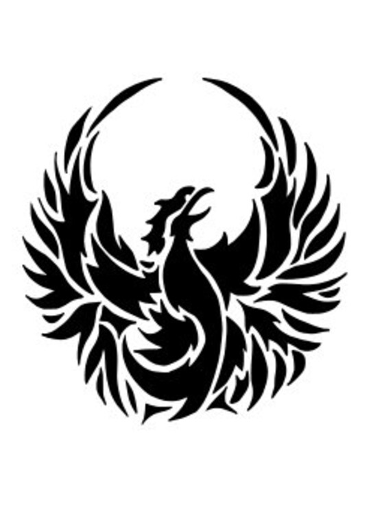 Phoenix Rising SVG file perfect for decals for your cricut | Etsy