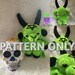 Pattern Only *** Baby Baku The Baphomet, Breckin the Litte Baphomet, Smaller Baphomet Pattern Crochet PATTERN ONLY, Instant Download