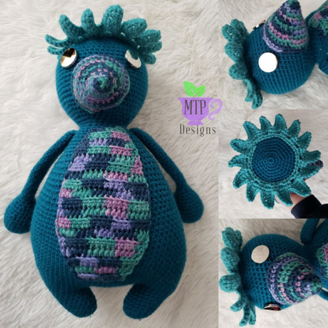 Crochet Pattern for Kappa Cryptid Madd Tea Party Boutique - Etsy