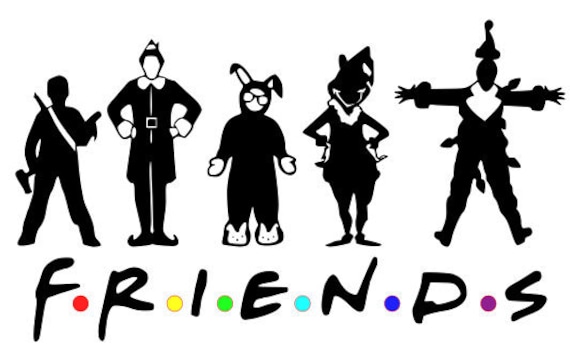 Download Christmas Friends Inspired SVG Digital Download Only SVG ...