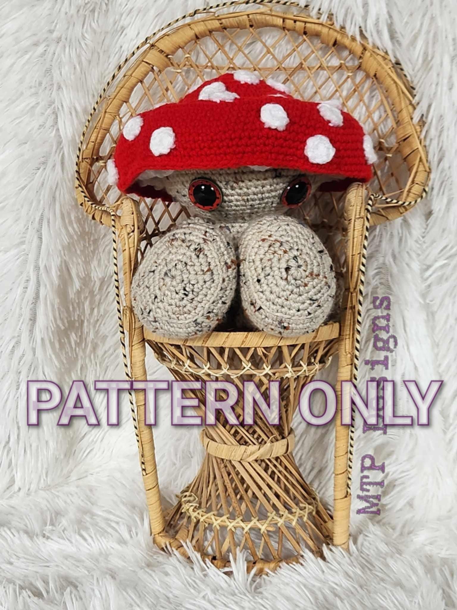 Mushroom Bandana Crochet Pattern - Etsy display picture 2
