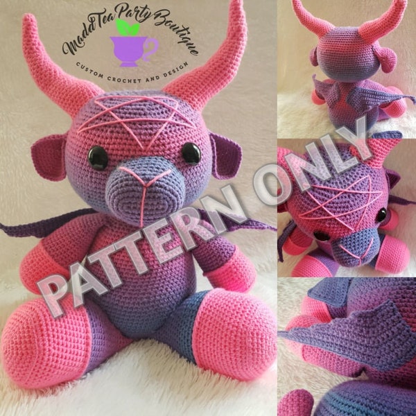 Pattern for Extra Large Baphomet, PATTERN ONLY, XL Baphomet, Instructions to Crochet, Instant Download