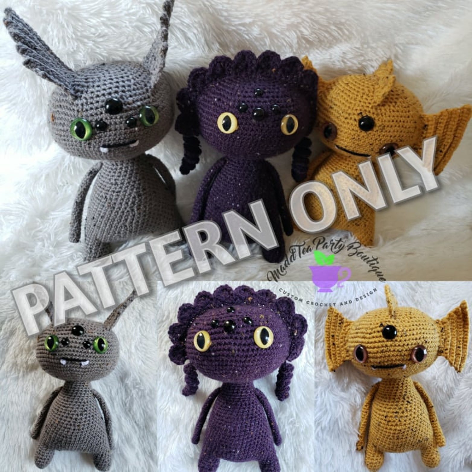 Crochet Pattern for Imp Funny Little Impkin Instructions Etsy Canada
