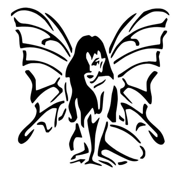 Download Fairy with butterfly wings butterfly fairy svg svg digital ...