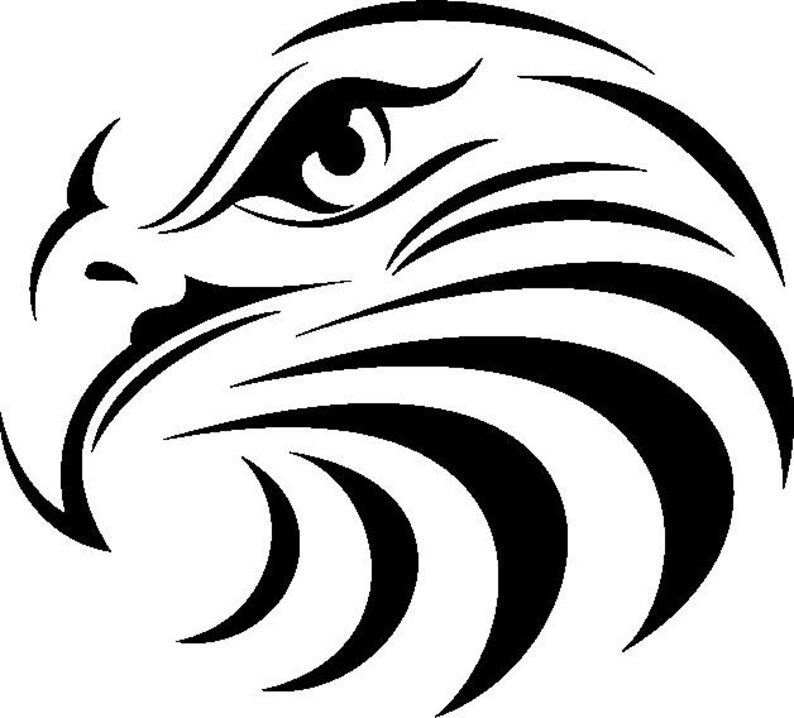 Download Majestic Eagle Svg Digital Download Only Tribal Eagle Svg File Drawing Illustration Art Collectibles Jewellerymilad Com