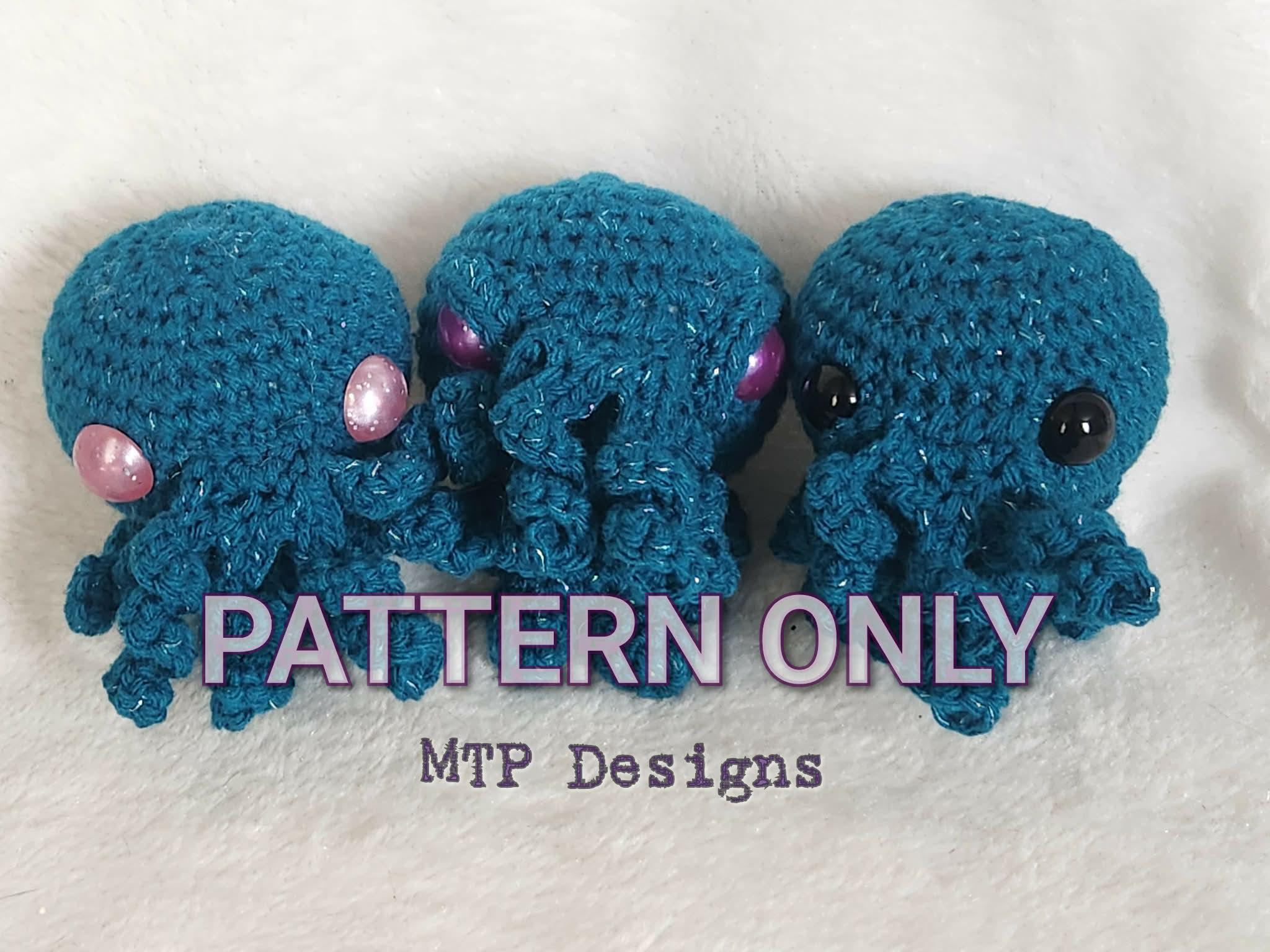 30 Cthulhu Crochet Patterns for Lovecraftian Amigurumi, Plushies, and Gifts 17 The Littlest Cthulhu Crochet Pattern