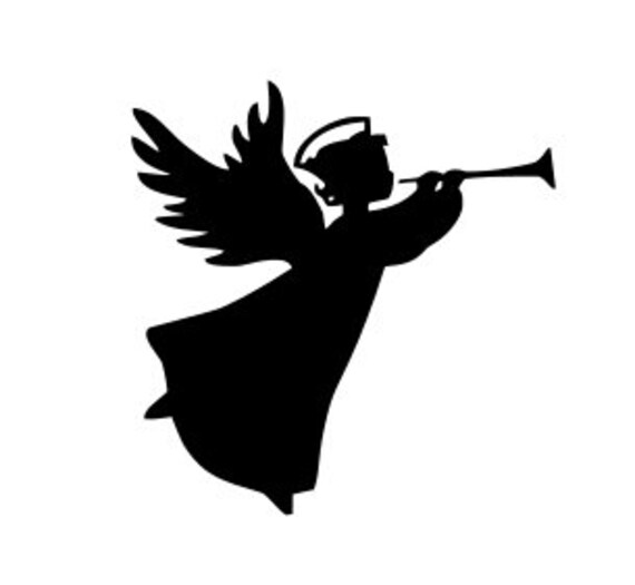 Download Angel with trumpet svg Christmas svg digital download only ...