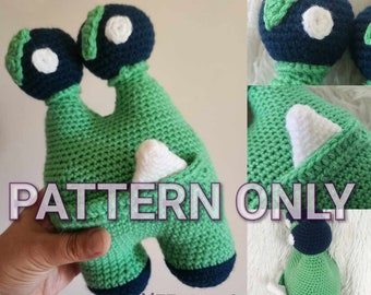 Moogie the Monster, Crochet Pattern for Monster, MTP Designs Original PATTERN ONLY, Monster Imp Devil Alien Creature Stuffed Animal Soft Toy