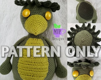 Crochet Pattern For Kappa Cryptid, Madd Tea Party Boutique Amigurumi Design, River Spirit Soft Toy, Instructions to Make Your Own Kappa