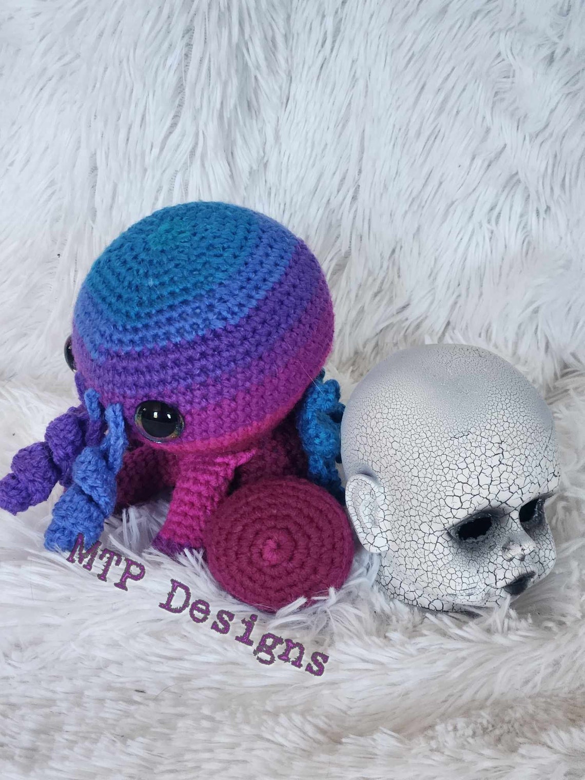 Crochet Pattern for Cthulhu, Sitting Kawaii Cthulhu, MTP Designs ...