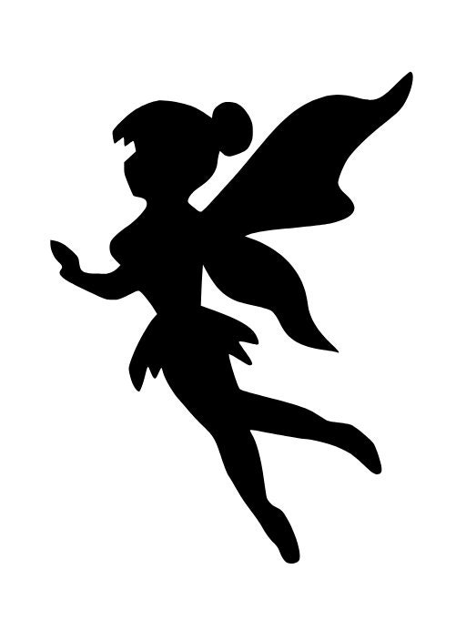Fairy Svg Tinkerbell Svg Princess Svg Rosetta Svg Fawn Svg 04 dxf svg Instant Download Silhouette Cut File Cricut