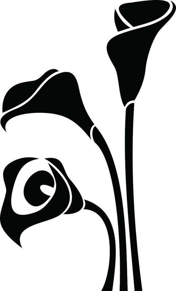 Download Calla Lily SVG SVG File only for tumblers decals and more ...
