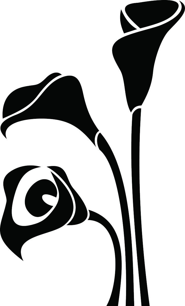 Calla Lily SVG SVG File only for tumblers decals and more ...