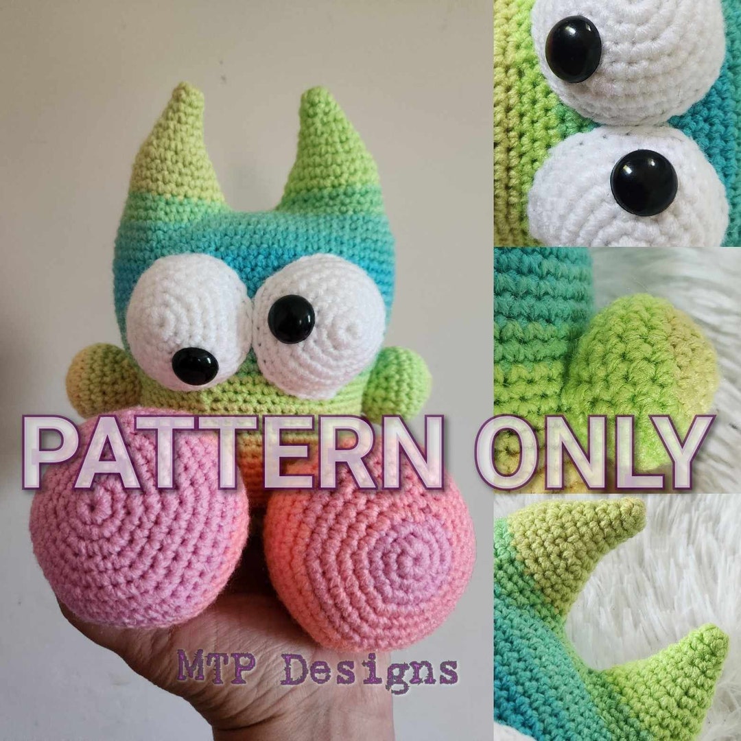 Midge the Monster, Monster CROCHET Pattern Only, MTP Designs Original