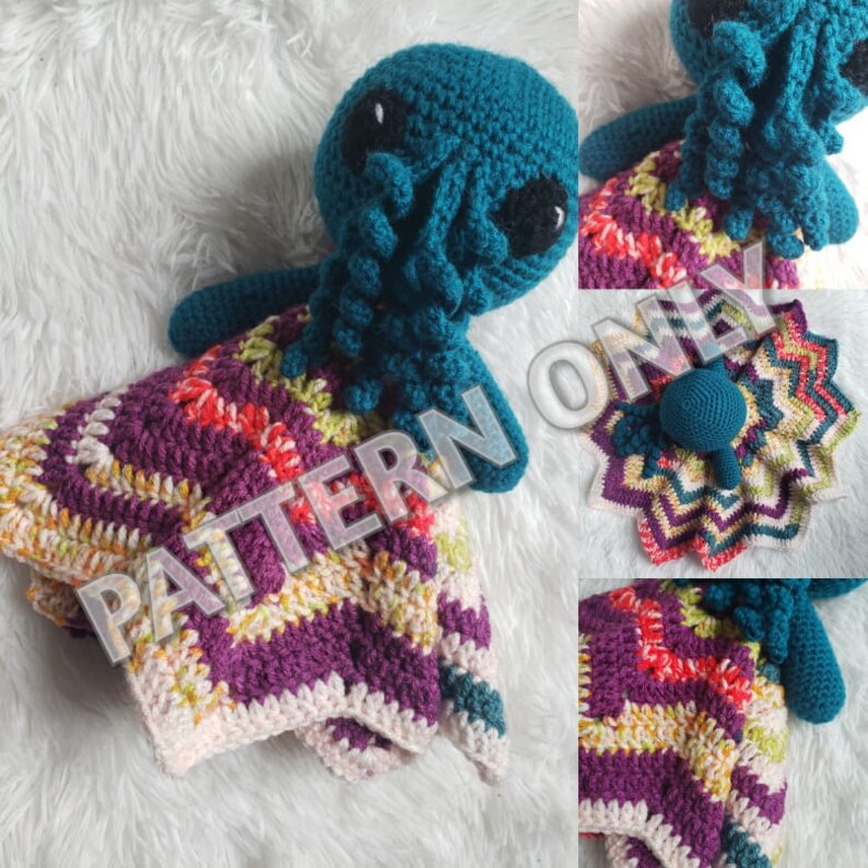 Crochet Pattern ONLY, Baby's First Cthulhu, Cthulhu Lovey, Security Blanket, Alt Gifts for Edgy Parent, PATTERN, Instructions, HP Lovecraft image 8