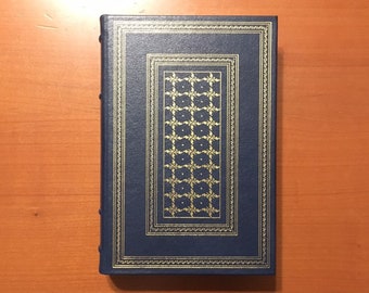 A Cloak Of Light Wright Morris Signed Franklin Library 1985 1st Edition Decorative Dark Blue Leather Binding Gilt Stamped Design Illustrated