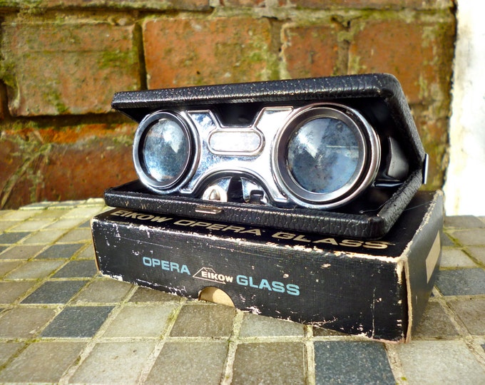 Eikow Japanese Folding Opera Glasses Vintage 1950's Etsy