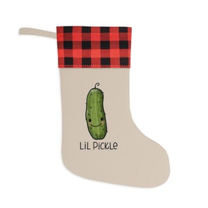 Cute Lil Pickle Christmas Stocking