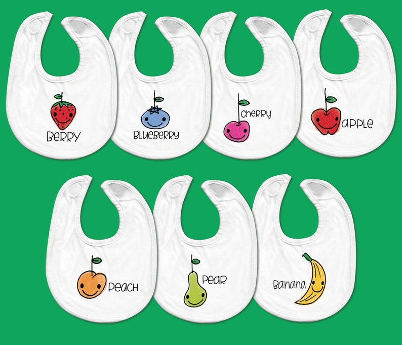 Baby Bibs 7 Piece Set Cute Drawn Fruit Characters Clothing Unisex Baby Clothing Valresa Com Baby Bibs 7 Piece Set Cute Drawn Fruit Characters Clothing Unisex Baby Clothing Valresa Com