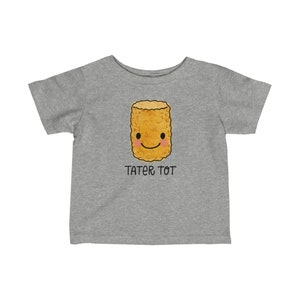 Cute Hand-Drawn Tater Tot - Infant Fine Jersey Tee