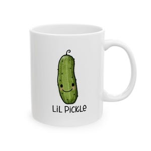 Cute Lil Pickle Ceramic Mug 11oz