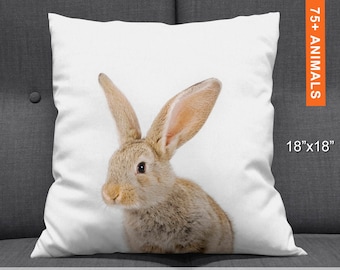Bunny Baby Gift Bunny Pillow Bunny Cute Kids Bunny Pillowcase Personalised