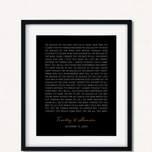 Custom Love Letter Print, Best Man Speech Art, Custom Marriage Prayer, Personalized Quote Wall Art, Custom Anniversary Gift for Couples