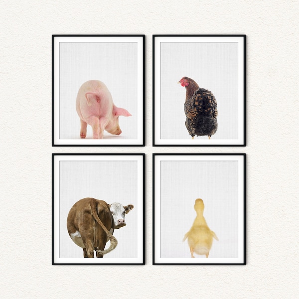 Animal Butt Prints - Etsy