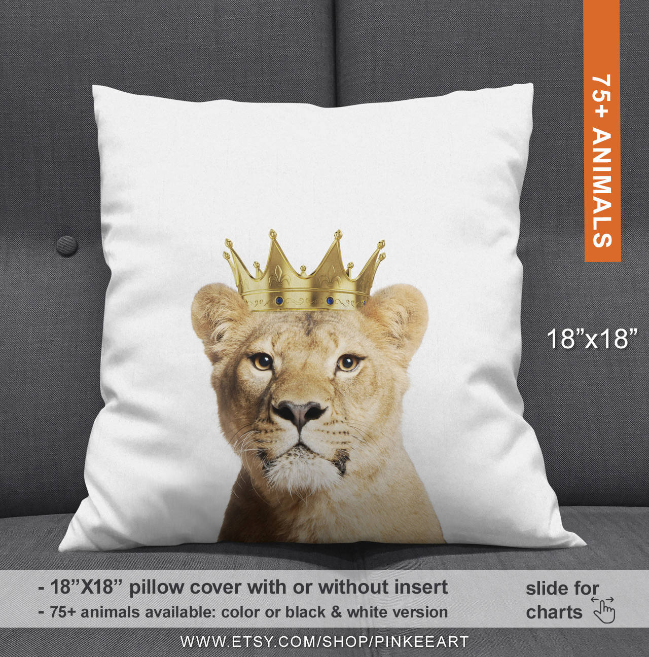 Lioness Gift Colonial Pillow Cover Lioness Decor Safari Decor Colonial Decor