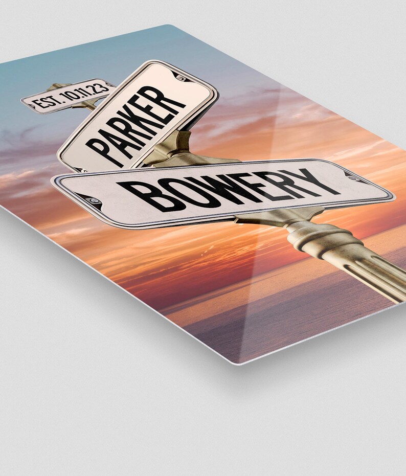 Couples Engagement Gift With Sunset at the Beach, Ocean Wedding Street