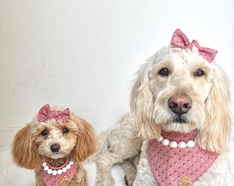 Mini White Pearls Dog Necklace - Pet Accessories - Jewelry for Dogs - Necklaces for Dogs - Gifts for Pets - Puppy Supplies -Holiday