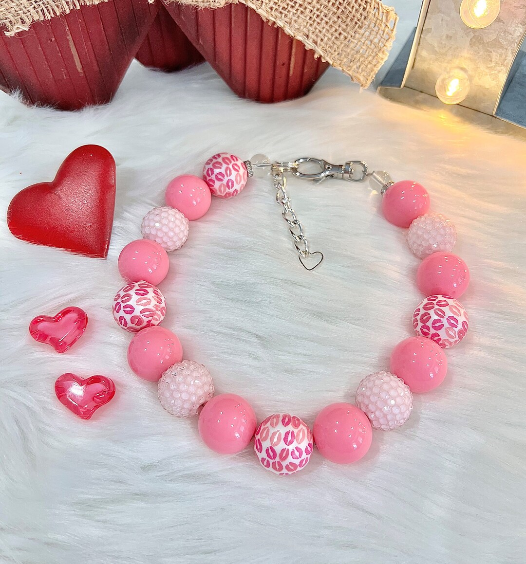 Hugs and Kisses Dog Necklace - Pet Accessories - Jewelry for Dogs ...