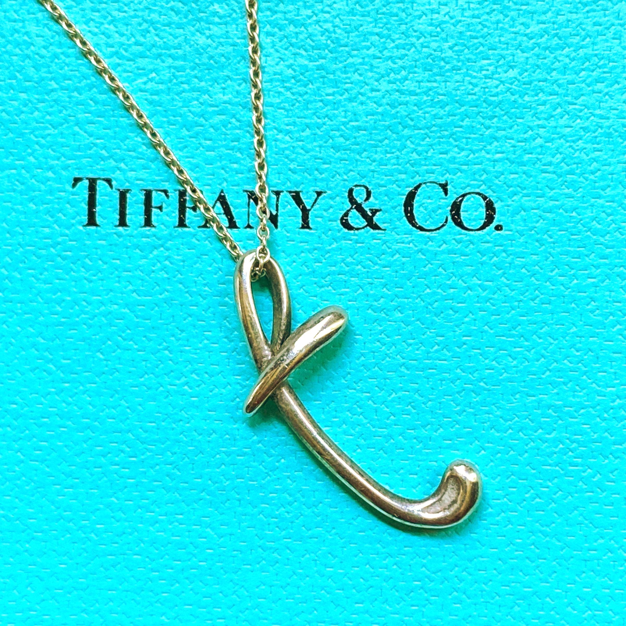 Tiffanys letter necklace - Etsy 日本