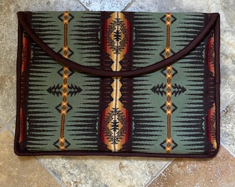 Borsa Pendleton grande, custodia per laptop, custodia, busta, pochette, Southwestern