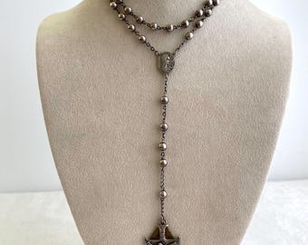 Vintage Sterling Silver Rosary/Necklace