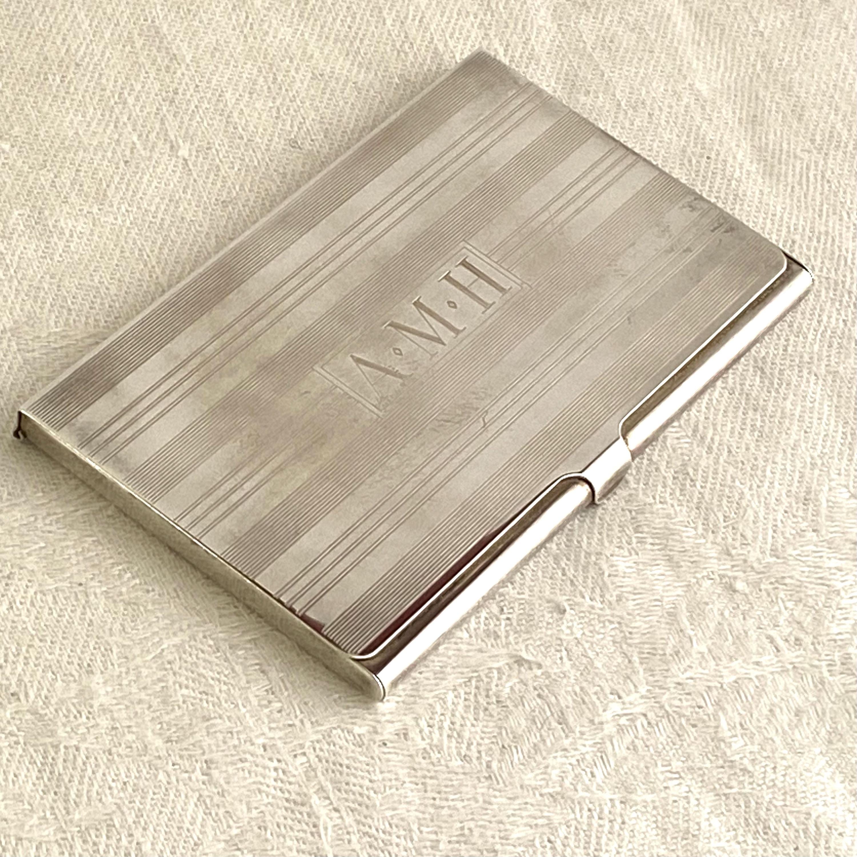 925 silver card case - Etsy 日本