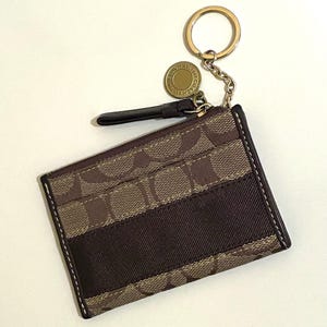Mini portefeuille Coach, porte-monnaie, porte-clés
