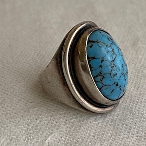 Modernist Sterling Silver Ring Herman Siersbol Denmark